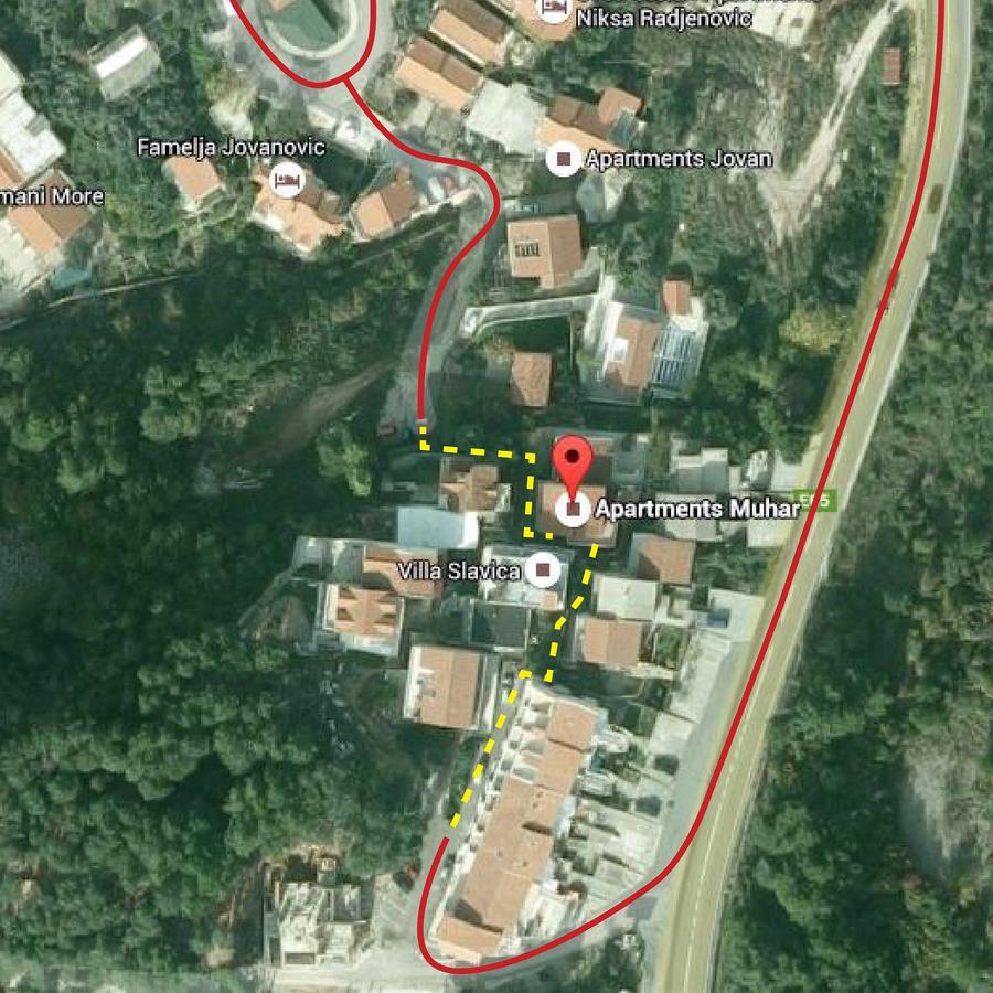 Apartments Muhar Sveti Stefan Bagian luar foto